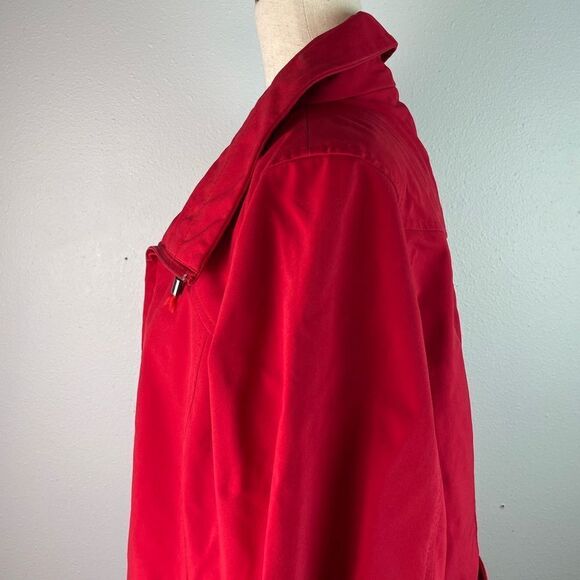 Kristen Blake Red Full Zip Jacket Size L EUC - Picture 4 of 9
